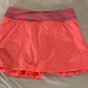 Ivivva Vibrant Coral and Pink Skort